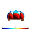 Temperature field of the Mach IV