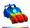 Temperature field of the Mach IV