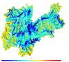 Mean squared error (MSE) computed with the Kriging approach