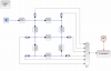 Xcos scheme for the modeled system